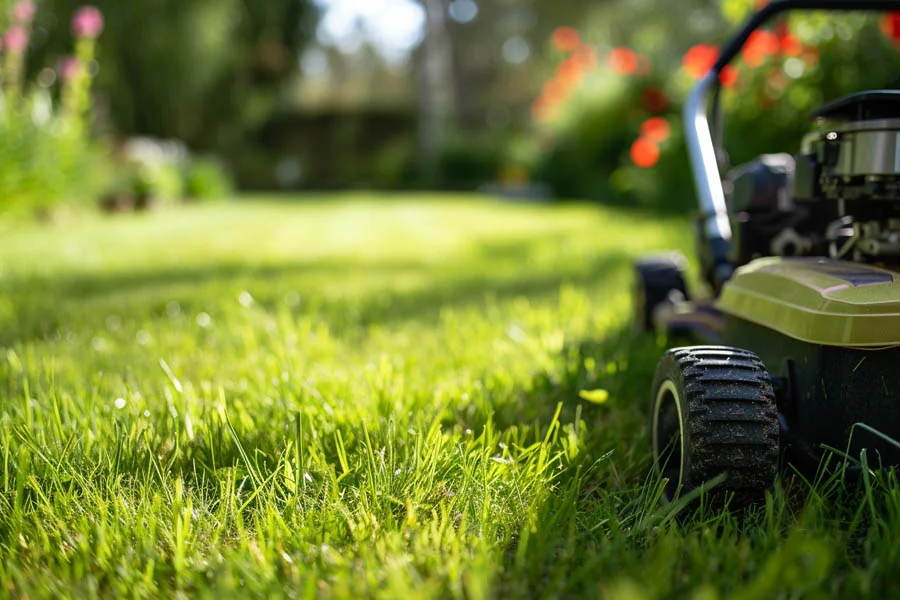 best cordless lawn mower with battery and charger